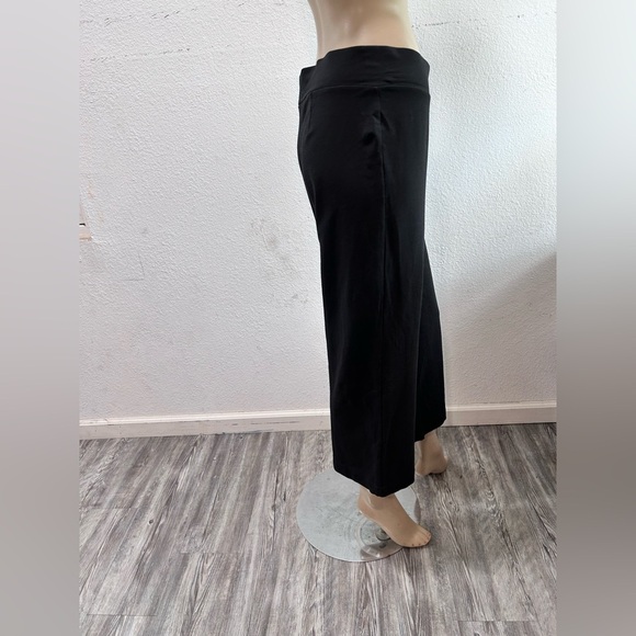 Pure Jill Black Wide Leg Cropped Pants with High Waist - Picture 10 of 15